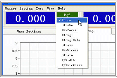Interface of Software