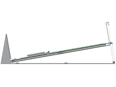 3D Views of the Incline Impact Tester